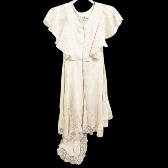 NWOT Joyfolie Boho Lace Midi Dress Lakynna Girls Asymmetrical Size 12 - Picture 3 of 5